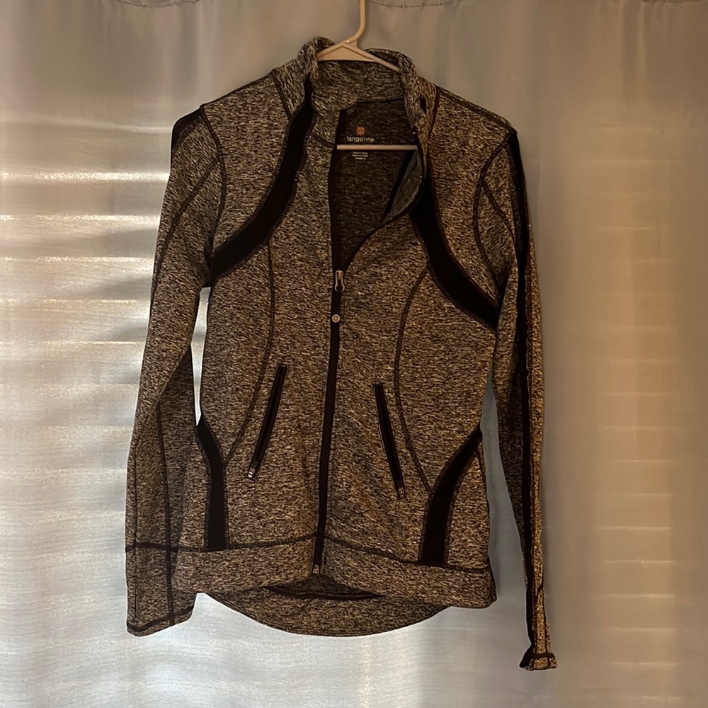 Grey workout jacket